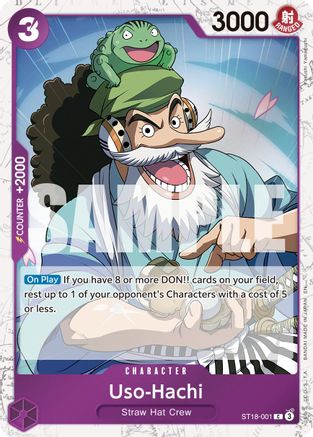 Uso-Hachi (Pirate Foil) (ST18-001) - Premium Booster -The Best- Vol. 2 Foil - Card Brawlers