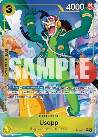 Usopp (Full Art) (ST29-002) - Starter Deck 29: Egghead Foil - Card Brawlers