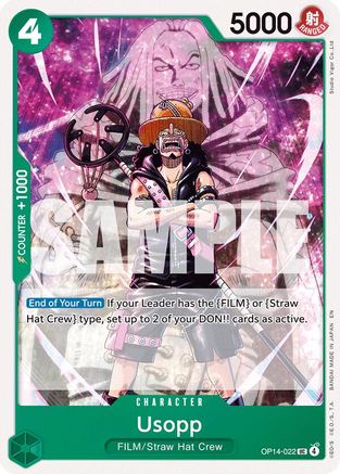 Usopp (OP14-022) - The Azure Sea's Seven - Card Brawlers