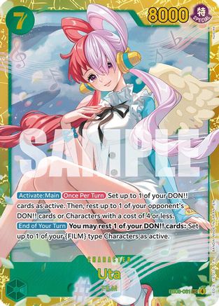 Uta (061) (EB03-061) - Extra Booster: One Piece Heroines Edition Foil - Card Brawlers