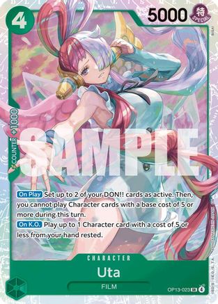 Uta (OP13-023) - Carrying On His Will Foil - Card Brawlers