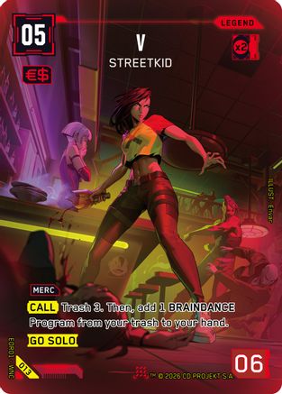 V - StreetKid (013) - Edgerunner Open Season 1 Foil - Card Brawlers