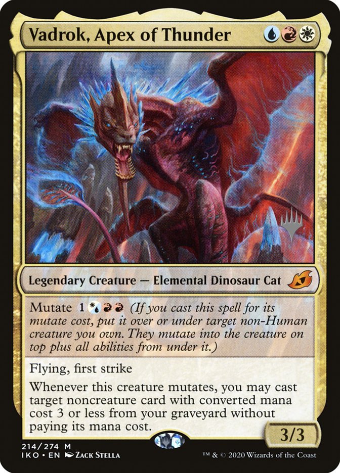 Vadrok, Apex of Thunder (Promo Pack) [Ikoria: Lair of Behemoths Promos] - Card Brawlers