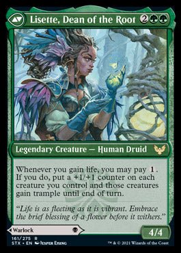 Valentin, Dean of the Vein // Lisette, Dean of the Root [Strixhaven: School of Mages] - Card Brawlers