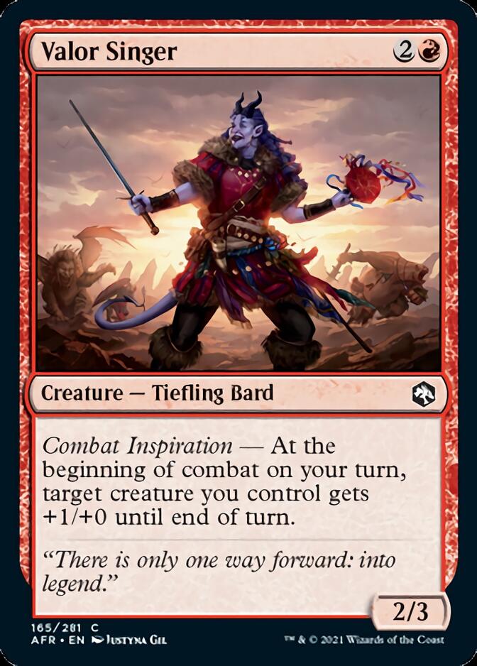 Valor Singer [Dungeons & Dragons: Adventures in the Forgotten Realms] - Card Brawlers