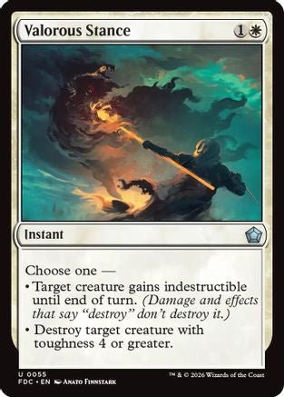 Valorous Stance (FDC-055) - Commander: Foundations - Card Brawlers