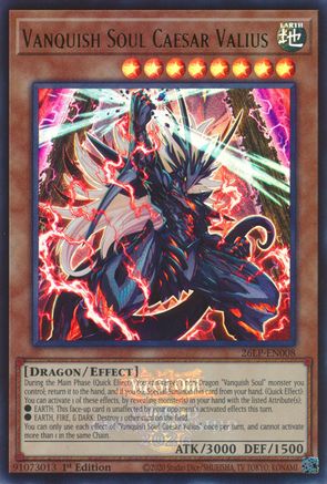Vanquish Soul Caesar Valius (Emblazoned) (26LP-EN008) - Limited Pack World Championship 2026 1st Edition - Card Brawlers