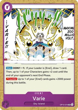 Varie (OP15-074) - Adventure on Kami's Island - Card Brawlers