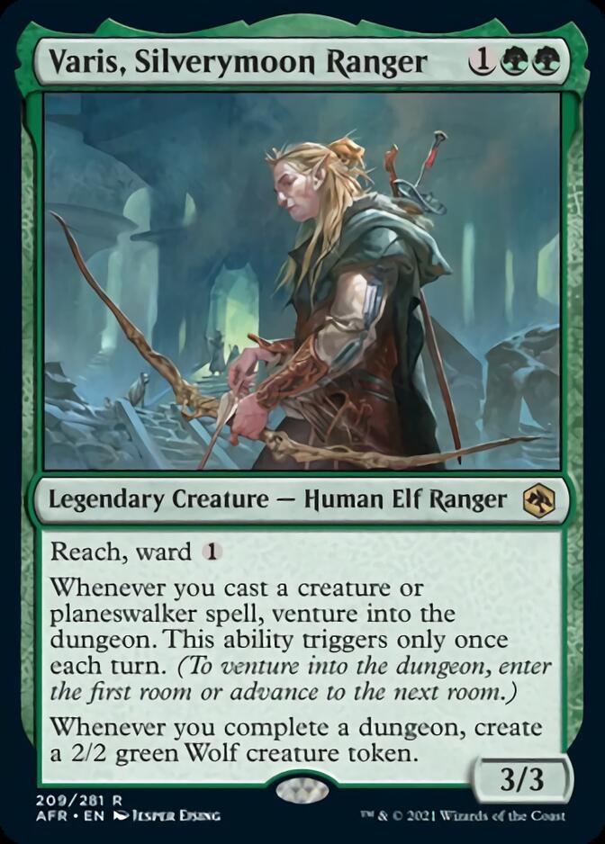 Varis, Silverymoon Ranger [Dungeons & Dragons: Adventures in the Forgotten Realms] - Card Brawlers