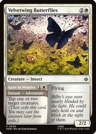 Velvetwing Butterflies (HOB-030) - The Hobbit Foil - Card Brawlers