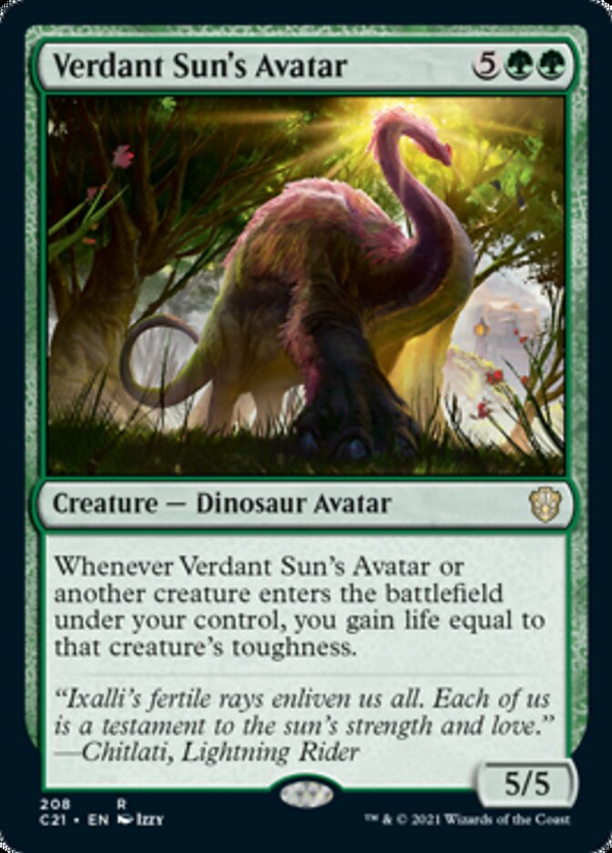 Verdant Sun's Avatar [Commander 2021] - Card Brawlers