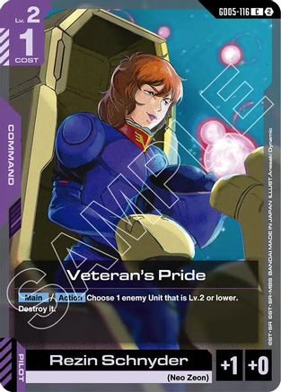 Veteran's Pride (GD05-116) - Freedom Ascension - Card Brawlers