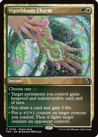 Vigorbloom Charm (PPFRA-436) - Promo Pack: Reality Fracture - Card Brawlers