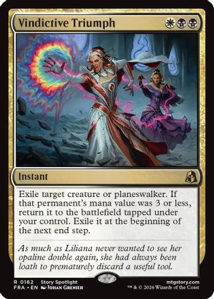 Vindictive Triumph (FRA-162) - Reality Fracture - Card Brawlers