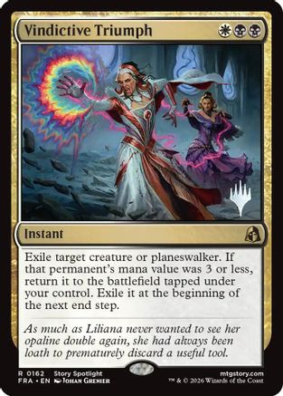 Vindictive Triumph (PPFRA-162) - Promo Pack: Reality Fracture - Card Brawlers