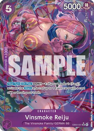 Vinsmoke Reiju (Alternate Art) (EB03-031) - Extra Booster: One Piece Heroines Edition Foil - Card Brawlers