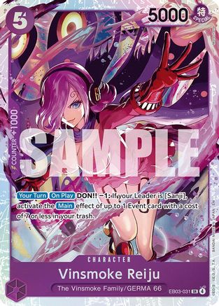 Vinsmoke Reiju (EB03-031) - Extra Booster: One Piece Heroines Edition Foil - Card Brawlers