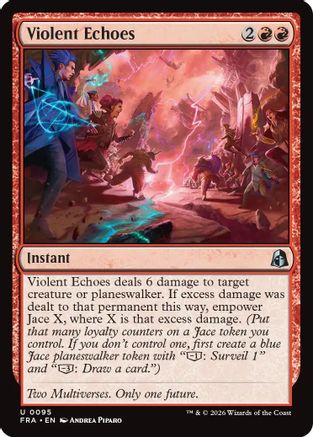 Violent Echoes (FRA-095) - Reality Fracture Foil - Card Brawlers