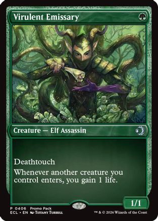 Virulent Emissary (PPECL-406) - Promo Pack: Lorwyn Eclipsed - Card Brawlers