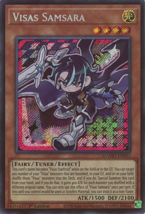 Visas Samsara (Secret Rare) (MAMO-EN033) - Magnificent Monsters 1st Edition - Card Brawlers