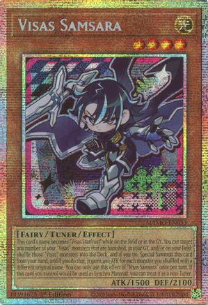 Visas Samsara (Starlight Rare) (MAMO-EN033) - Magnificent Monsters 1st Edition - Card Brawlers