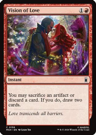 Vision of Love (MSH-158) - Marvel Super Heroes - Card Brawlers