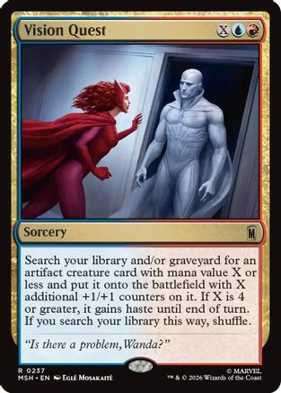Vision Quest (MSH-237) - Marvel Super Heroes - Card Brawlers