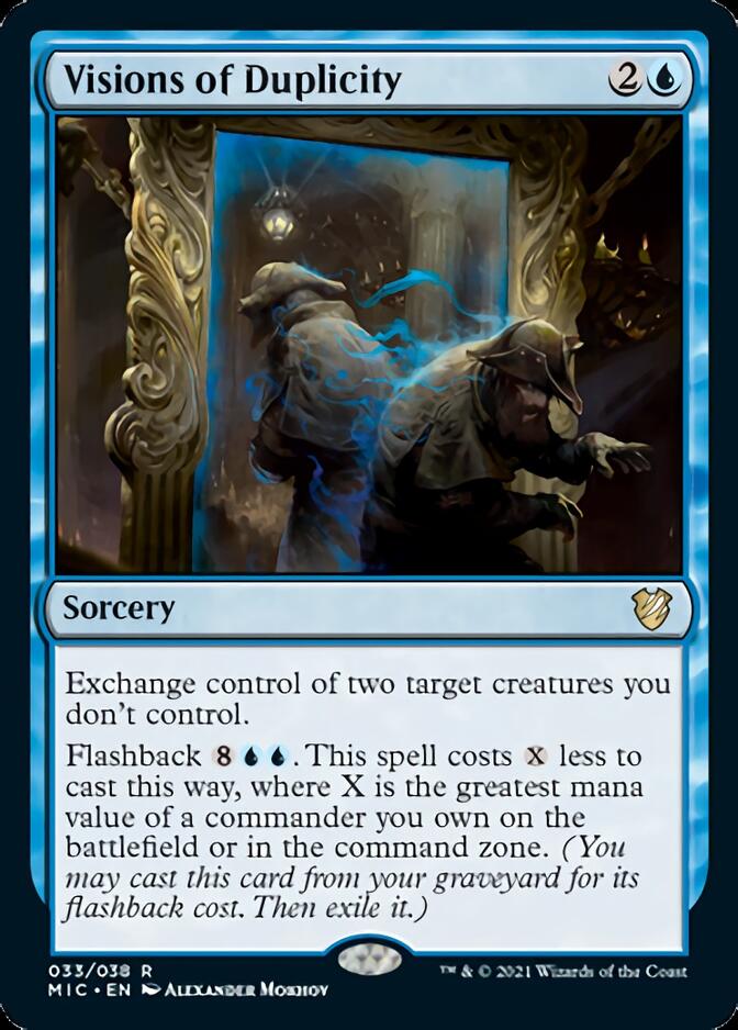 Visions of Duplicity [Innistrad: Midnight Hunt Commander] - Card Brawlers