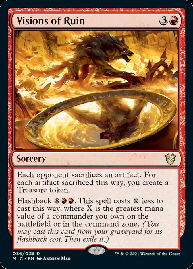 Visions of Ruin [Innistrad: Midnight Hunt Commander] - Card Brawlers