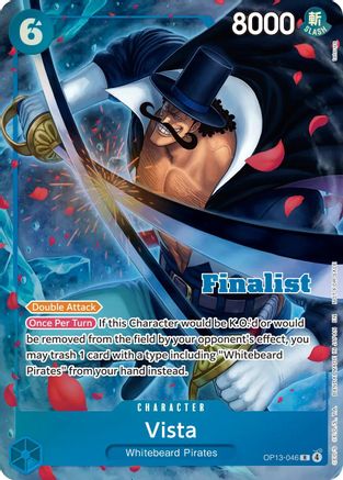 Vista (CS 26-27 Finalist Card Set Vol. 1) (OP13-046) - One Piece Promotion Cards Foil - Card Brawlers