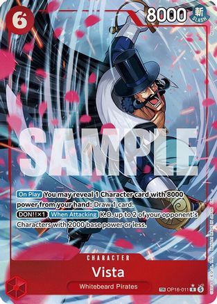 Vista (TR) (OP16-011) - The Time of Battle Foil - Card Brawlers