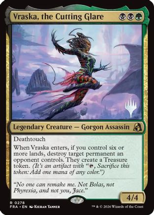 Vraska, the Cutting Glare (PPFRA-278) - Promo Pack: Reality Fracture - Card Brawlers