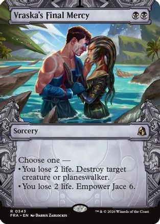 Vraska's Final Mercy (Showcase) (FRA-343) - Reality Fracture - Card Brawlers