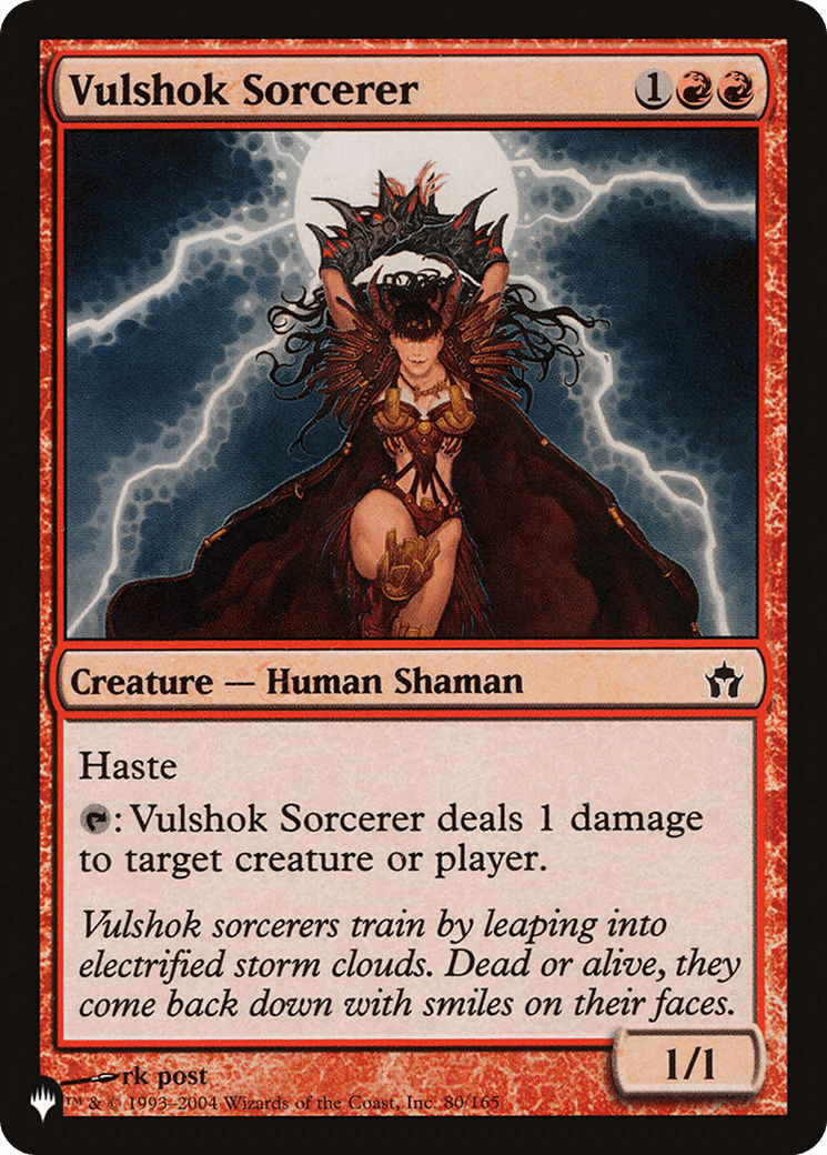Vulshok Sorcerer [The List] - Card Brawlers