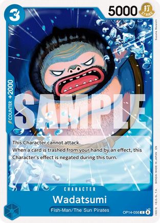 Wadatsumi (OP14-056) - The Azure Sea's Seven - Card Brawlers
