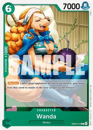 Wanda (EB03-019) - Extra Booster: One Piece Heroines Edition - Card Brawlers
