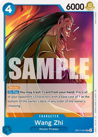 Wang Zhi (OP17-041) - The World's Strongest Warriors - Card Brawlers