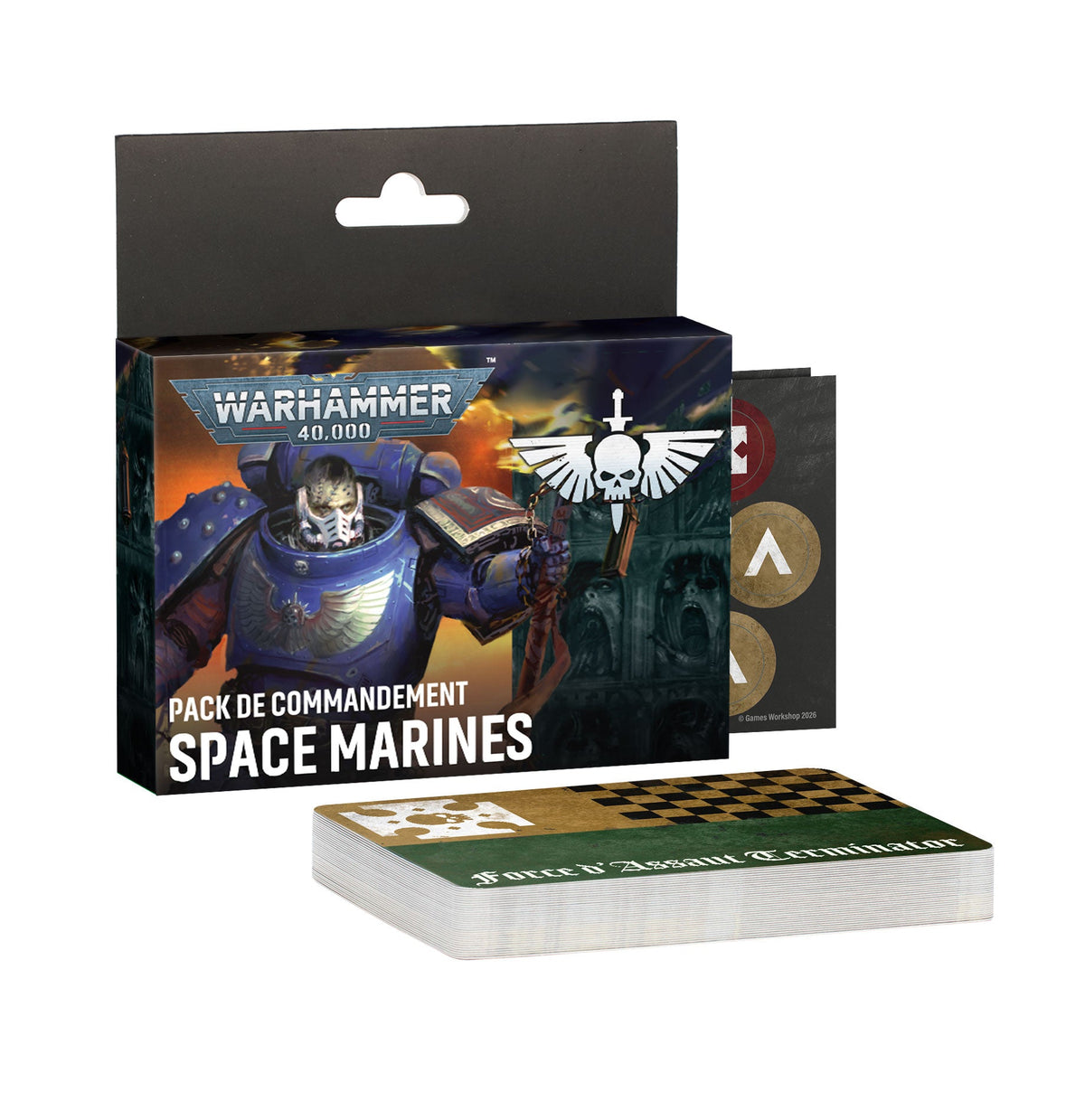 Warhammer 40k - Space Marines - Command Pack - (FRENCH) - Card Brawlers