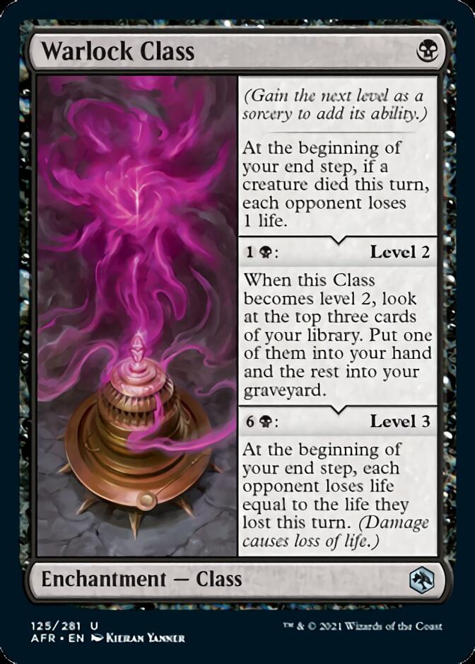 Warlock Class [Dungeons & Dragons: Adventures in the Forgotten Realms] - Card Brawlers