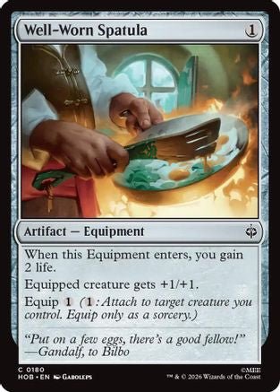 Well-Worn Spatula (HOB-180) - The Hobbit Foil - Card Brawlers