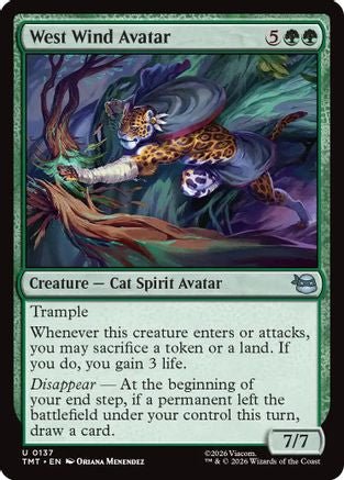 West Wind Avatar (TMT-137) - Teenage Mutant Ninja Turtles Foil - Card Brawlers