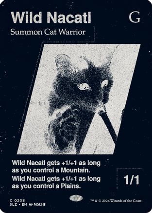 Wild Nacatl (0208) (SLZ-208) - Secret Lair x MSCHF: The Zeta Set - Card Brawlers
