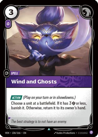Wind and Ghosts (106/166) - Vendetta - Card Brawlers