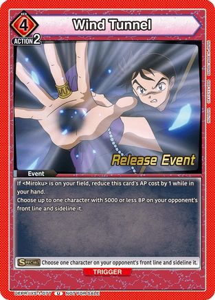 Wind Tunnel (UEPR/IYS-1-077) - UE23BT Inuyasha Release Event Cards - Card Brawlers
