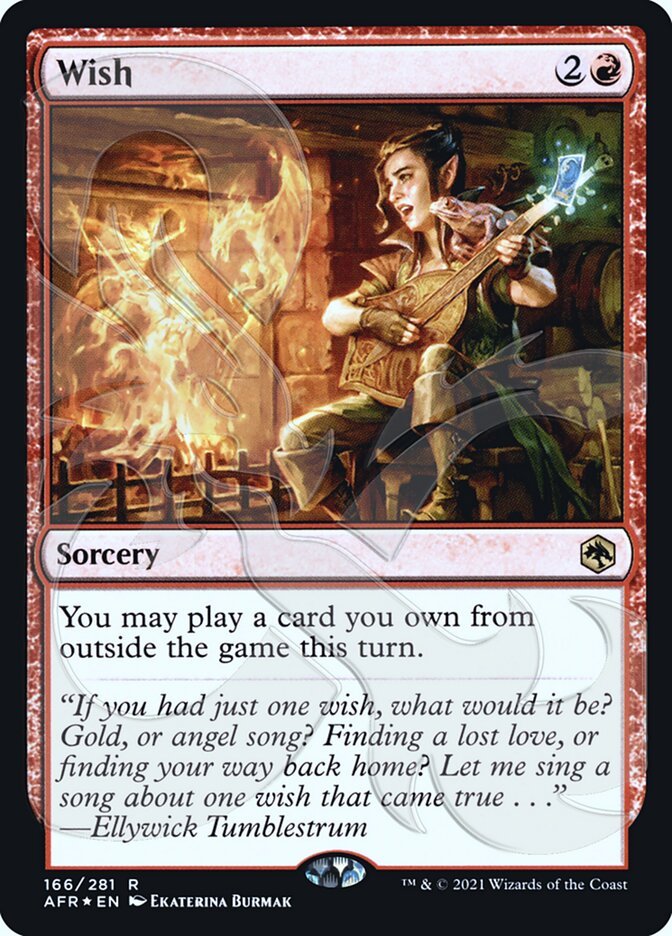 Wish (Ampersand Promo) [Dungeons & Dragons: Adventures in the Forgotten Realms Promos] - Card Brawlers