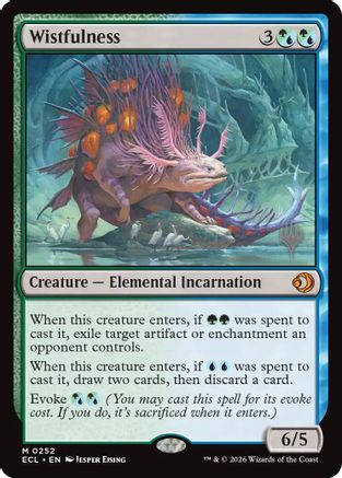 Wistfulness (PPECL-252) - Promo Pack: Lorwyn Eclipsed - Card Brawlers