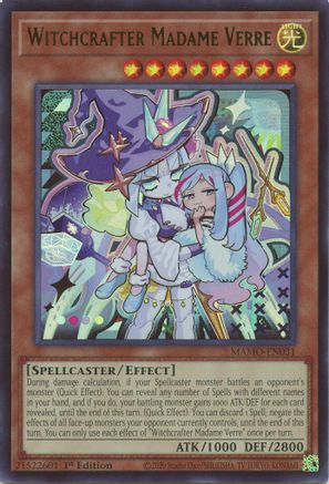 Witchcrafter Madame Verre (MAMO-EN031) - Magnificent Monsters 1st Edition - Card Brawlers