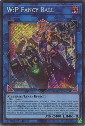 W:P Fancy Ball (Secret Rare) (MAMO-EN028) - Magnificent Monsters 1st Edition - Card Brawlers