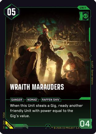 Wraith Marauders (092) - Welcome to Night City Retail - Card Brawlers
