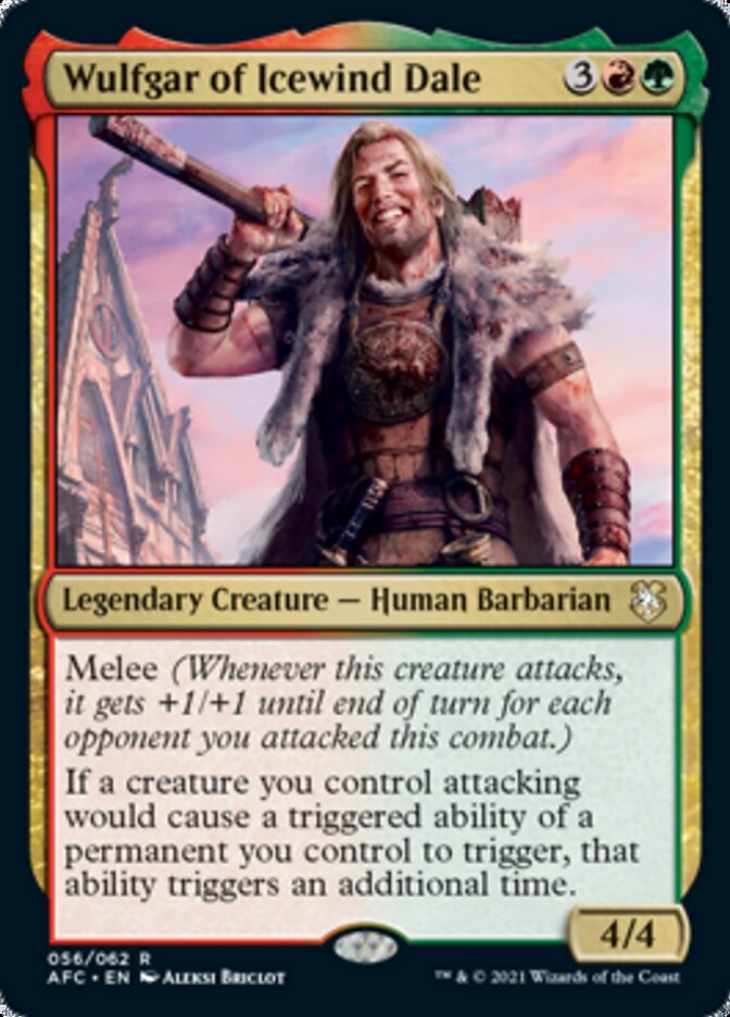 Wulfgar of Icewind Dale [Dungeons & Dragons: Adventures in the Forgotten Realms Commander] - Card Brawlers